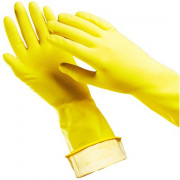 Перчатки хозяйственные латексные Gloves размер M арт.404-705-18