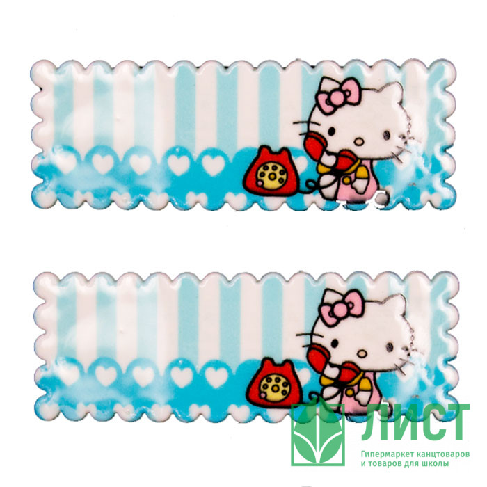Зажим для волос 02шт. "Хелло Китти" арт.519-000389