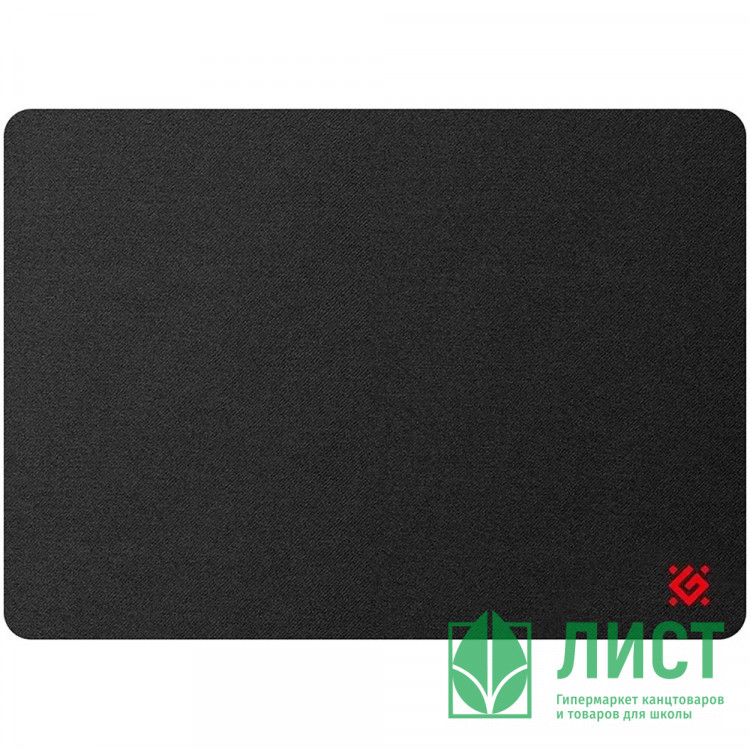 Коврик для мыши игровой Defender Black S 250*350*3 мм, ткань+резина