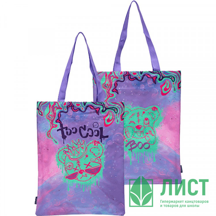 Сумка шопер deVENTE Король медведей (Bear King) искусственная кожа внутренний карман на молнии 34х44 см арт.7046402