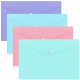 Папка-конверт на кнопке А4(232*333) 180мкм ErichKrause Diagonal Pastel ассорти арт.50322 (Ст.12)