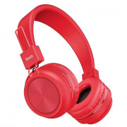 Наушники полноразмерные HOCO W25, Promise, Bluetooth, цвет: красный