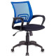 Кресло для оператора пластик/сетка Бюрократ черный/синий CH-695NLT