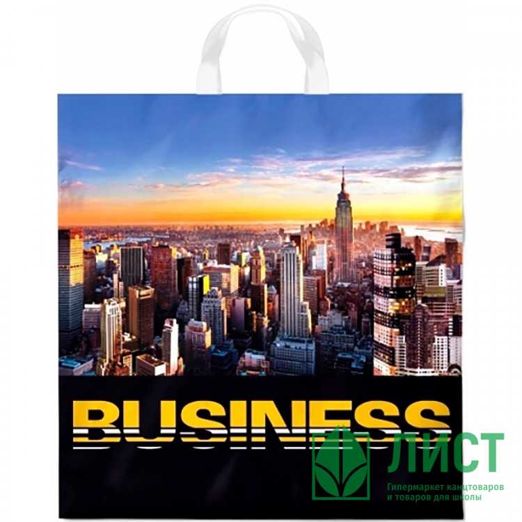 Пакет ПВД с ручкой петля "Панорама" 40*42+6см 50мкм арт.ПТЛ48032