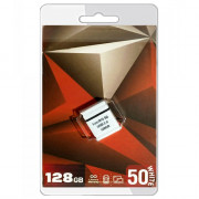 Флеш диск 128GB FaisON 50 USB 2.0 пластик цв.белый