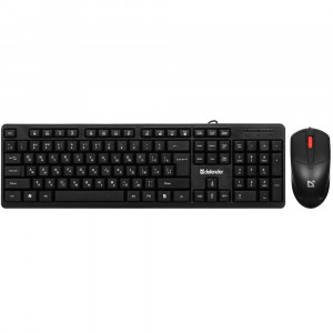 Клавиатура+мышь проводной Defender Line C-511 RU, USB, 1,8 м.,черный