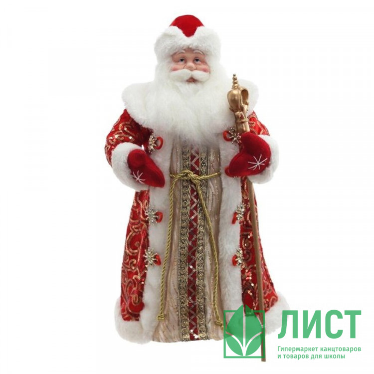 Игрушка декор. "Дед Мороз" 45см в красной шубке арт.822854