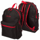 Рюкзак для девочек (deVENTE) Black 40x29x17см черный с красным арт.7032380