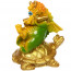 Статуэтка декоративная "Дракоша на золотой черепахе" 4,5*6,5*8см арт.891-0436 - 