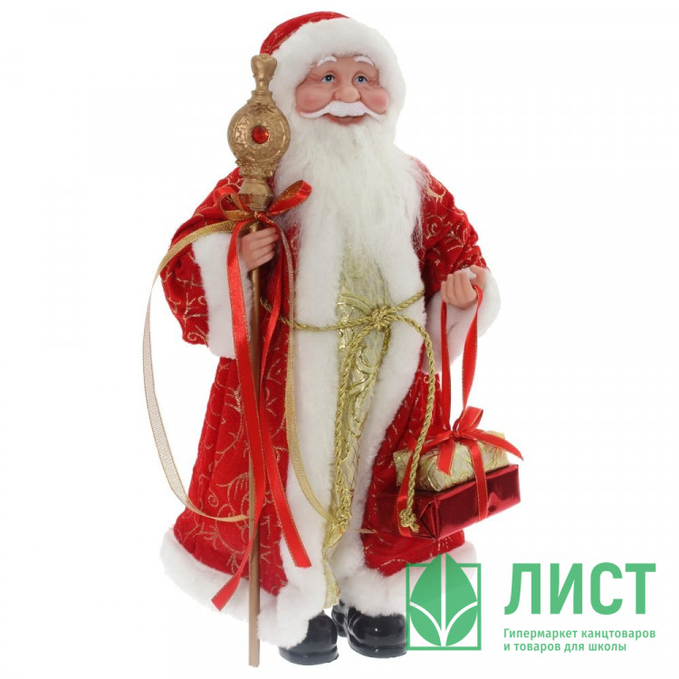 Игрушка декор. "Дед Мороз" 42,5см в красной шубке арт.754177