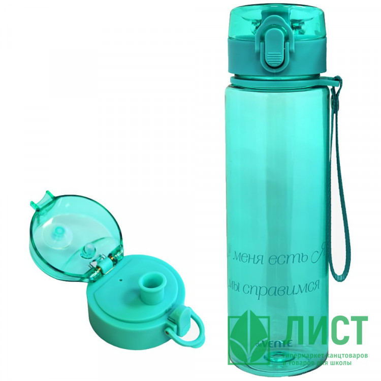 Бутылка 560 мл deVENTE "I'm strong" бирюзовая арт.8090350