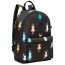 Рюкзак для девочек (Grizzly) арт.RXL-323-2/1 котики разноцветные 26х38х12 см - 