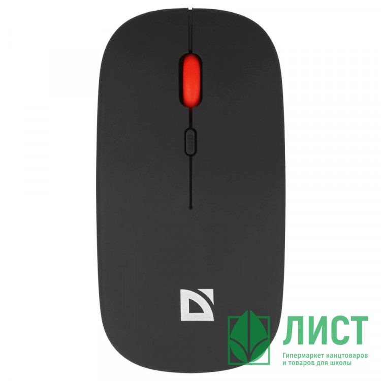 Мышь беспроводная Defender Vitrual MB-635черный, 4D,1600dpi, бесшумная, BT+2,4G