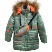 Куртка зимняя для девочки (MULTIBREND) арт.lfy-Z-2313-1 цвет мятный