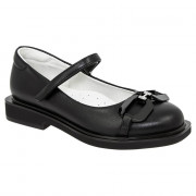 Туфли для девочки (Kenka) черный верх-искусственная кожа подкладка-натуральная кожа размерный ряд 33-38 арт.TUQ_5263-2_black