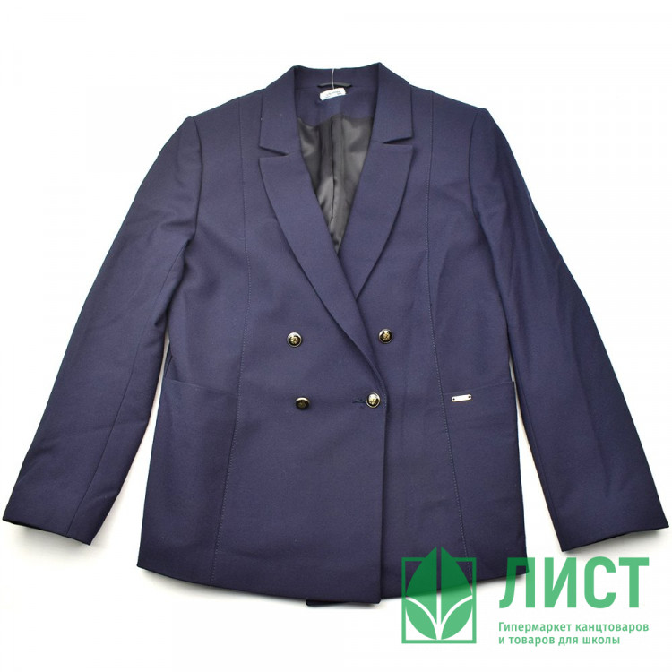 Жакет для девочки (ГЕРМИОНА) ткань 07 арт.2029-07 размер 34/134-46/170 цвет синий