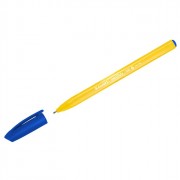 Ручка шариковая не прозрачный корпус (Luxor) "InkGlide 100 Icy" синяя, масляная, игольчатый стержень, трехгранный корпус, 0,7мм арт.16602OR/50BX (Ст.50)