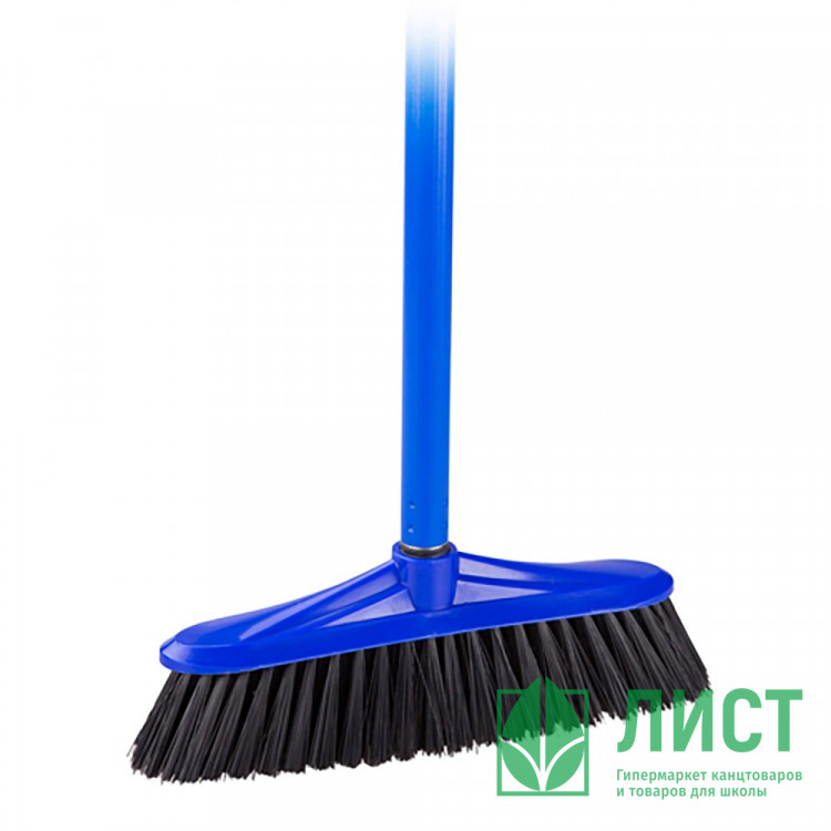 Щетка д/пола пластик. с черенком Комфорт арт.М6458 г.Октябрьский