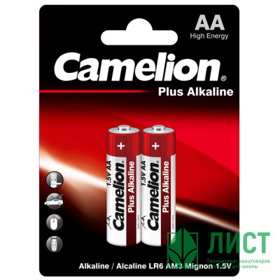 Батарейки Camelion LR06 (АА) алкалиновые BL2 (цена за упаковку) (Ст.24) Батарейки Camelion LR06 (АА) алкалиновые BL2 (цена за упаковку) (Ст.24)