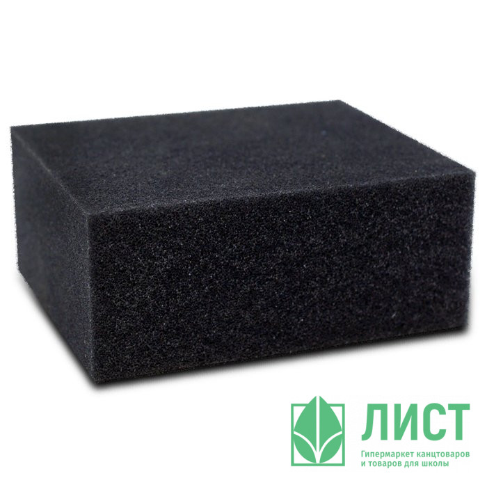 Губка черная химостойкая 120*100*50 мм Grass арт.IT-0453