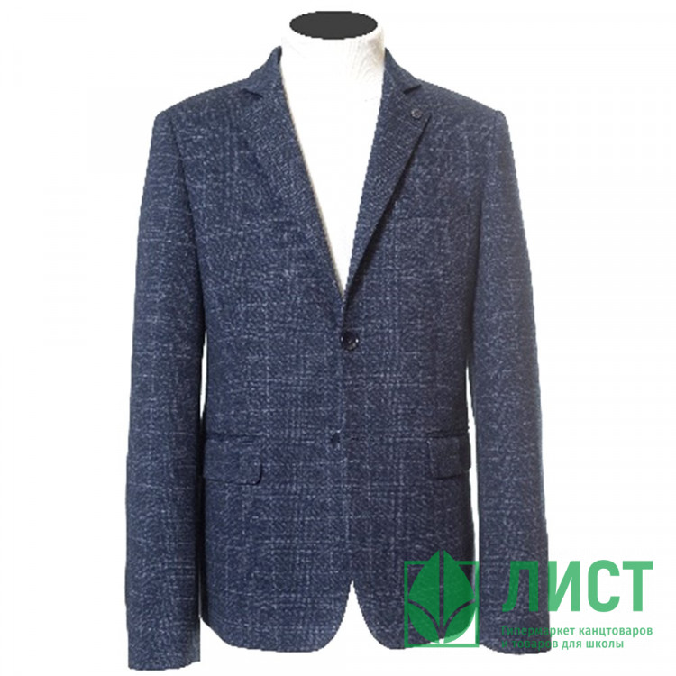 Пиджак для мальчика (Van Cliff) Милтон неви юниор приталенный силуэт арт.А89095 размер 32/134-42/170 цвет темно-синий