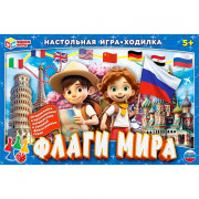 Игра настольная Ходилка Умные игры Флаги мира арт.4660254415553