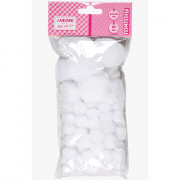 Набор для творчества Помпоны 15мм-20шт, 20мм-15шт, 35мм-10шт, 40мм-5шт (deVENTE) белый цвет арт 8000562