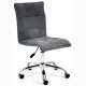 Кресло офисное ZERO без подлокотников флок серый