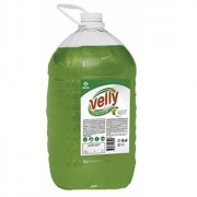 Моющее средство для посуды Velly Light 5л ПЭТ зеленое яблоко Grass арт.125469