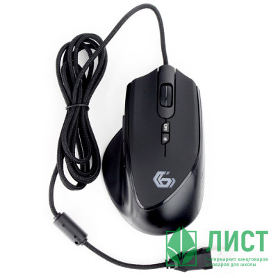 Мышь проводная Gembird MG-570 USB (7кн,подц 6цв) черный Мышь проводная Gembird MG-570 USB (7кн,подц 6цв) черный