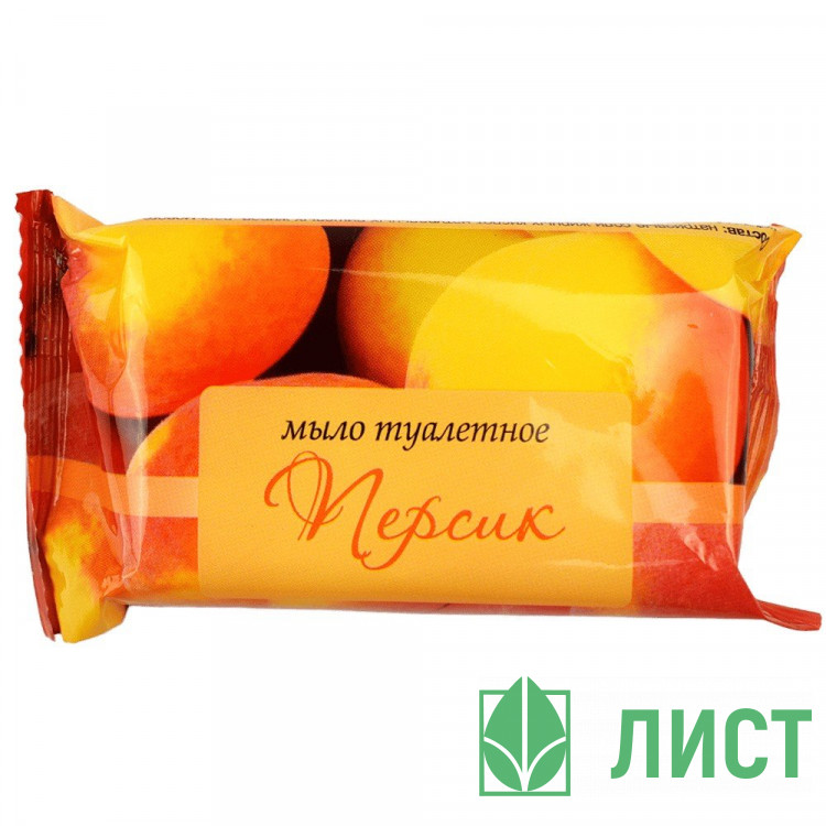 Туалетное мыло 90г Персик в упаковке
