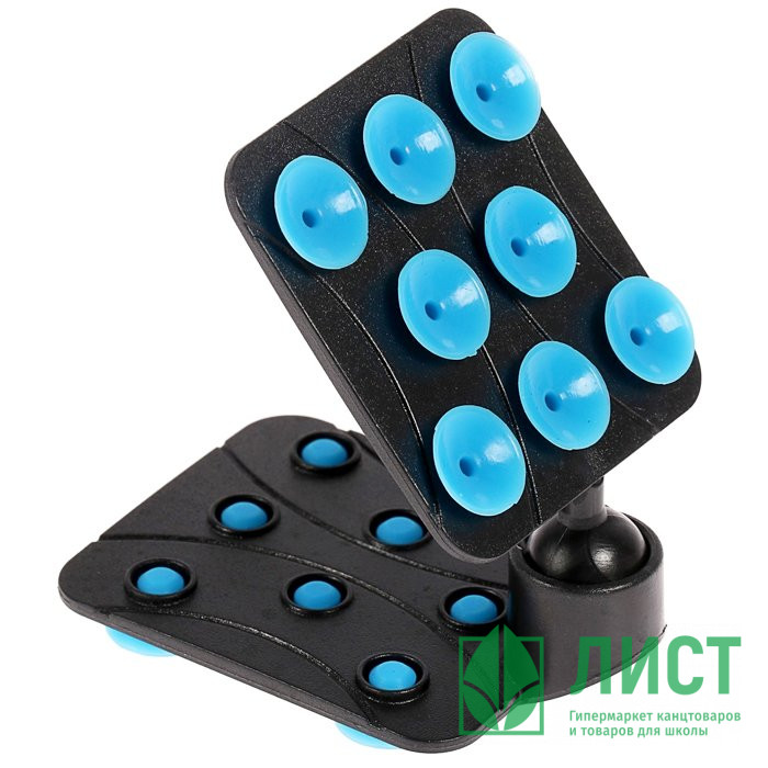 Подставка для телефона "LuazON" держатель на восьми липучках синий арт.3916119