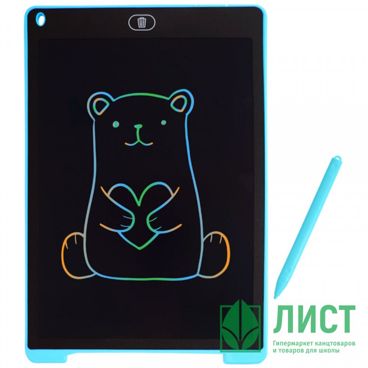 Планшет для рисования 12 дюймов 190x290 мм (deVENTE) стилус в комплекте голубой арт.4030311/4030311H