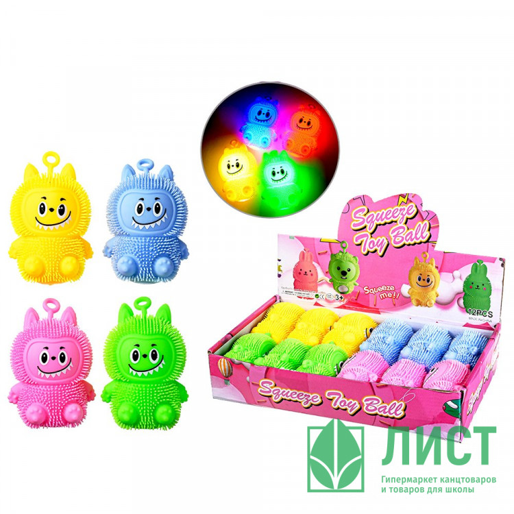 Игрушка-антистресс (Mazari) Зубастик 10*7 см ассорти арт.M-20548