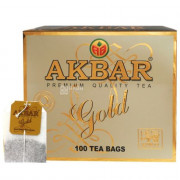 Чай Акбар 100пак. черный Голд