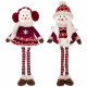 Игрушка декор. "Снеговики, в наушниках, в шапочке" 53см цв.красный/белый 2 вида арт.821898