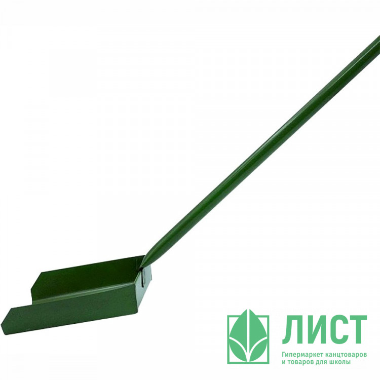 Совок металлический с ручкой, вертикальный, большой