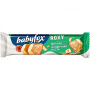 Шок.батончик "BabyFox" Roxy, вафел.молоко/фунд.паста 18гр арт.РВК422