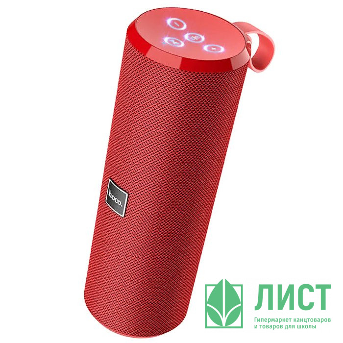 Колонка портативная HOCO, BS33, Voice Sports, пластик, Bluetooth, FM, USB, AUX.TF, цвет: красный