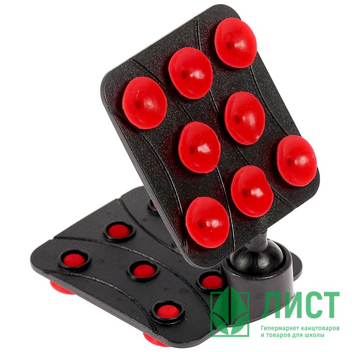 Подставка для телефона "LuazON" держатель на восьми липучках красный арт.3916120