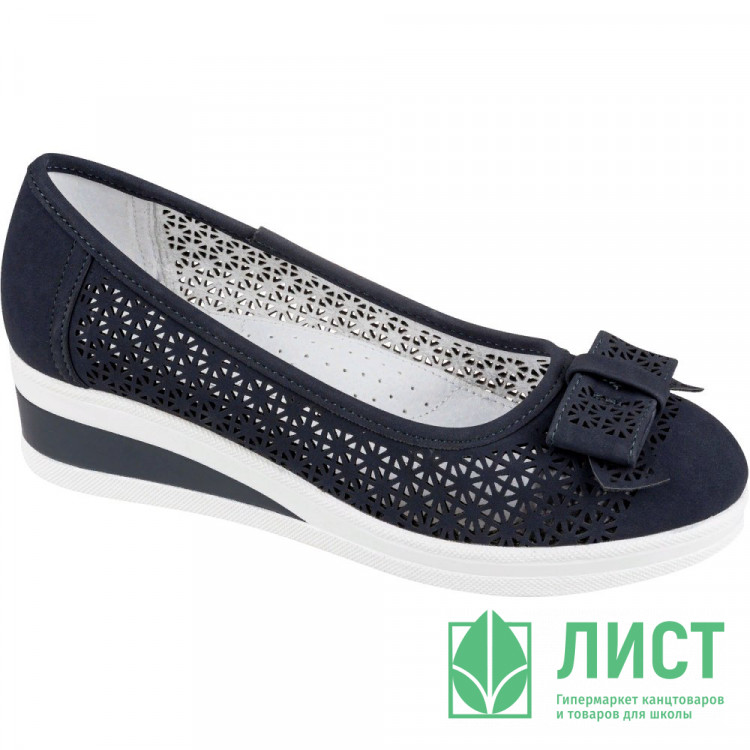 Туфли для девочки (Mursu) синий верх-искусственная кожа подкладка-натуральная кожа размерный ряд 35-39 арт.217080