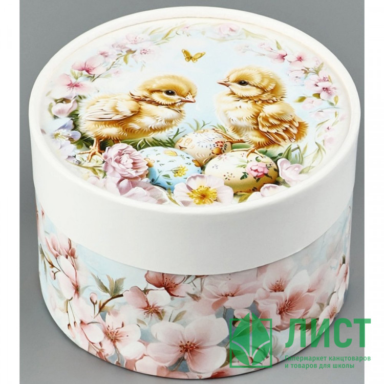 ПАСХА Коробка подарчная «Пасхальные цыплята» 13 *8,5см арт.10830232