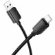 Кабель USB - USB Type-C HOCO X113, 1м, черный