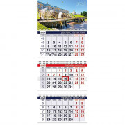 Календарь настенный 3-бл 2025 297*750мм " Величие фонтанов" на 3 гребях Хатбер арт.3Кв3гр3_31570