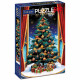 Пазл 500 элементов PREMIUM Новогоднее чудо (Hatber) LUX матовая ламининация 3D фольга арт.500ПЗ2лоф_34880