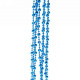 Украшение декоративное "Бусы" шарик дискобол 2,5м синий арт.201-0721