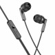 Наушники проводные HOCO M121 Bright universal, с микрофоном, черный