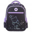 Рюкзак для девочек школьный (Hatber) LIGHT Звездный котик 38х29х14,5 см арт.NRk_15147 - 