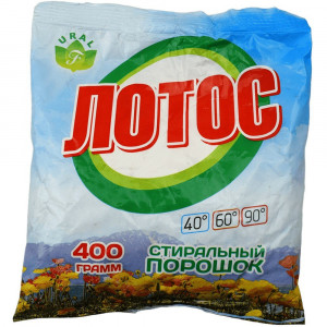 Стиральный порошок Лотос  400г эконом ручная стирка (аналог Пемос) (Ст.30) пакет