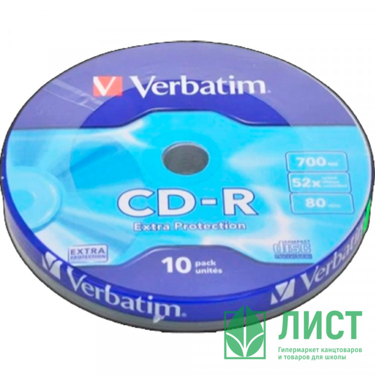 Диск  CD-R VS 700Mb 80min 52x bulk (Ст.50)